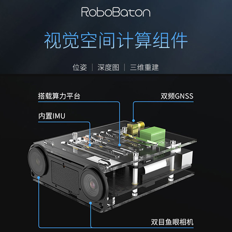 黑森RoboBaton VIOBOT2:重新定义双目鱼眼SLAM相机-机器人配件-淘宝好物网