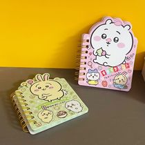 Japanese Jiyikawa Coil Book Cute Cartoon Childrens Coloring Page Small Book Portable Notepad Pocket Book Animation