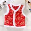 Baby Vest for Girls and Boys, Stylish Large Floral Autumn and Winter Clothing, New Chinese Style Vest for Outer Wear, Children's National Style Padded Warm Clothing