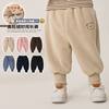 Baby Clothes Composite Fleece Long Pants Winter Wear for Boys and Girls, Children's Fleece-Lined Thickened Warm Long Pants