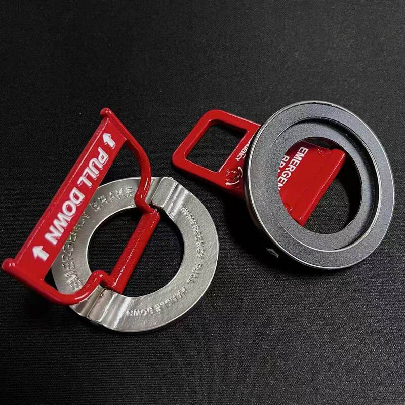 Emergency Handle Magnetic Phone Holder Original Design Trendy Rotating Stand Metal Niche Product