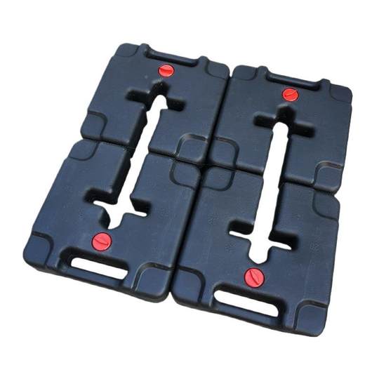 帐稳篷水箱灌水注沙底座黑色白色四角遮阳伞注水座定固塑胶P伞P固