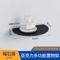 Decorative color acrylic semi-circular rack with SKF decorative rack for guest display in the living room and bathroom without any trace or punching