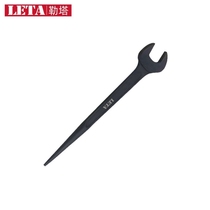 LETA special percussion wrench 80mm-single head tapered handle tip tail pry bar open wrench pry bar open