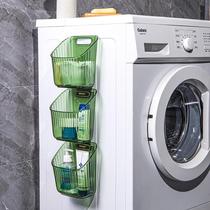 Perforated kitchen onion rack ginger garlic seasoning storage rack wall hanging rack multi-functional energy storage storage wall free hanging rack