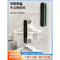 Clothes hanger storage artifact no punching household retractable wall-mounted wall sorting clothes storage rack balcony storage rack
