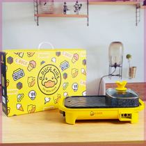 Korean-style shabu-shabu all-in-one pot multi-functional household non-stick square medical stone electric baking pan gift generation power generation barbecue grill