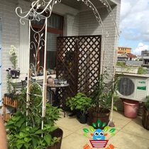 唯美欧式拱门拱型架复古做旧铁艺爬藤架公园婚庆装饰户外支架