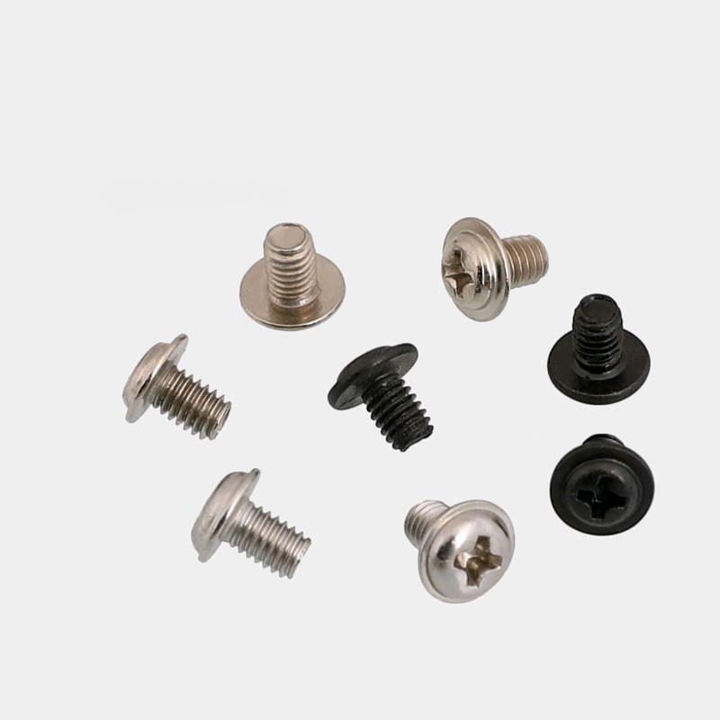 304 nickel-plated black zinc desktop computer chassis optical drive fixing screw DVD round head padded screw PWM3*4*5