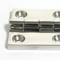 316 stainless steel 50 thickened hinge 50 hardware national standard small metal loose leaf*industrial flat opening precision casting folding leaf