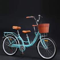 Three-inch parent-child with baby three-inch Sanhema mother and child 22-inch car adult pick-up bicycle 24-style retro variable speed