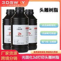 Light-curing 3D printer consumables head carving photosensitive resin high-precision details clear red wax matte 1KG