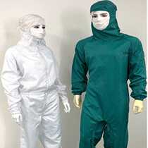 Factory direct supply 0 5 mesh 1 2 twill 100-level dust-free workshop crotch zipper one-piece anti-static dust-free suit