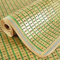 Bamboo mat bamboo grain green mahjong bamboo mat bamboo block carbon mat 1 8m bed grain single double mat 1 5m 2m