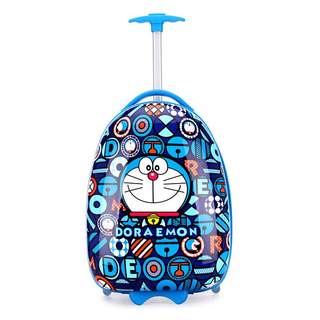 Manufacturer's 2023 new children's trolley case gift box cartoon suitcase 16-inch round cute tow box can be boarded