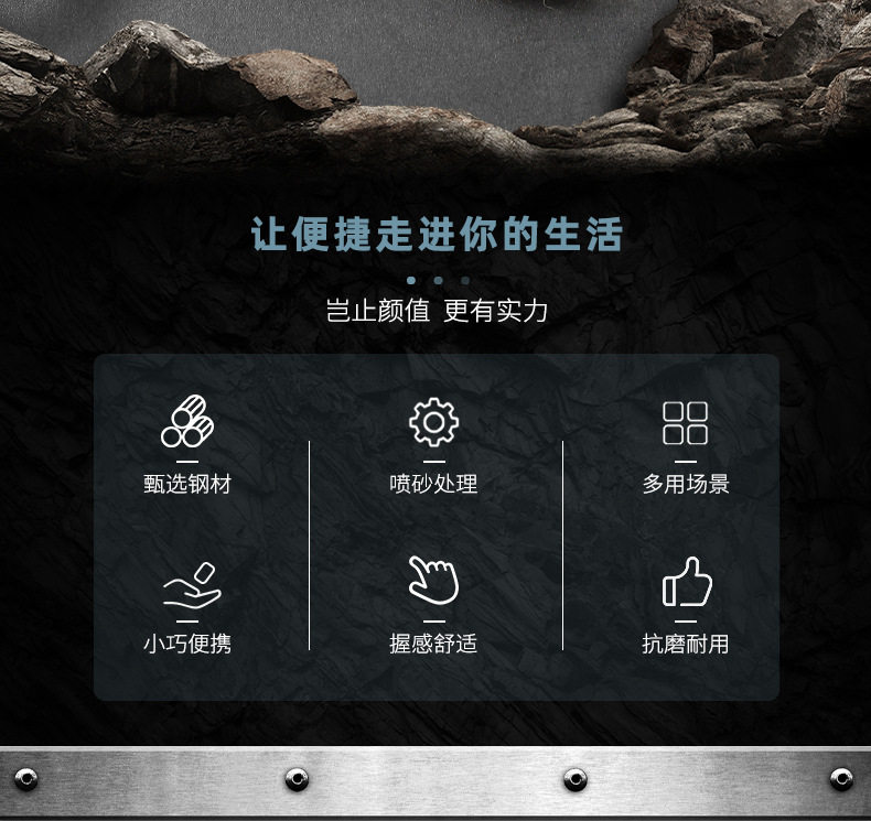 Многофункциональные плоскогубцы 多功能小刀edc户外工具可携式口袋刀露营剪刀锯子求生锋利随身折刀