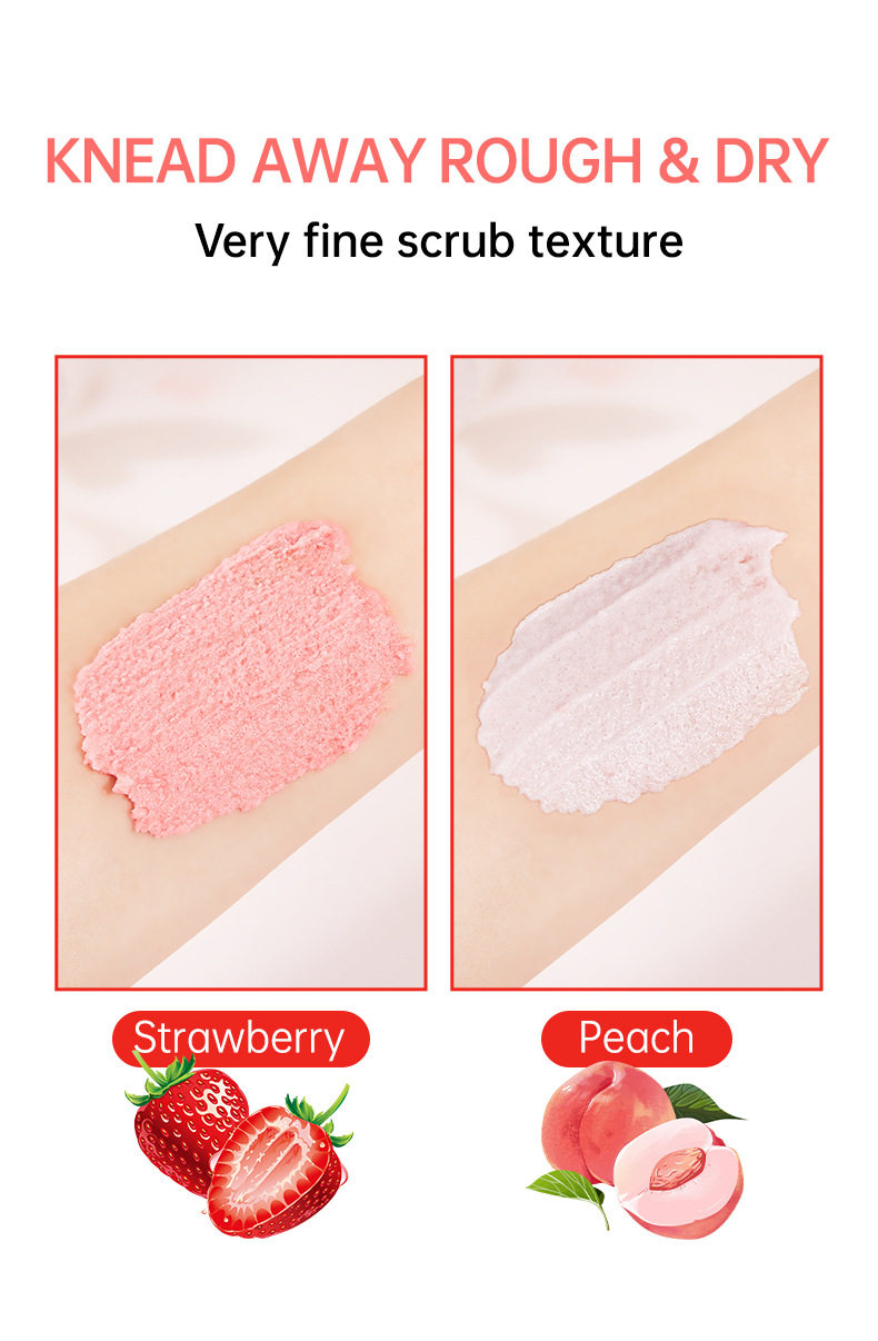 Xiumei Дао tvlv草莓桃子fragrance facial scrub exfoliating cream OTHER
