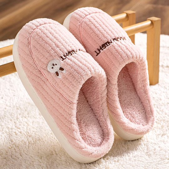 New autumn and winter warm and non-slip slippers