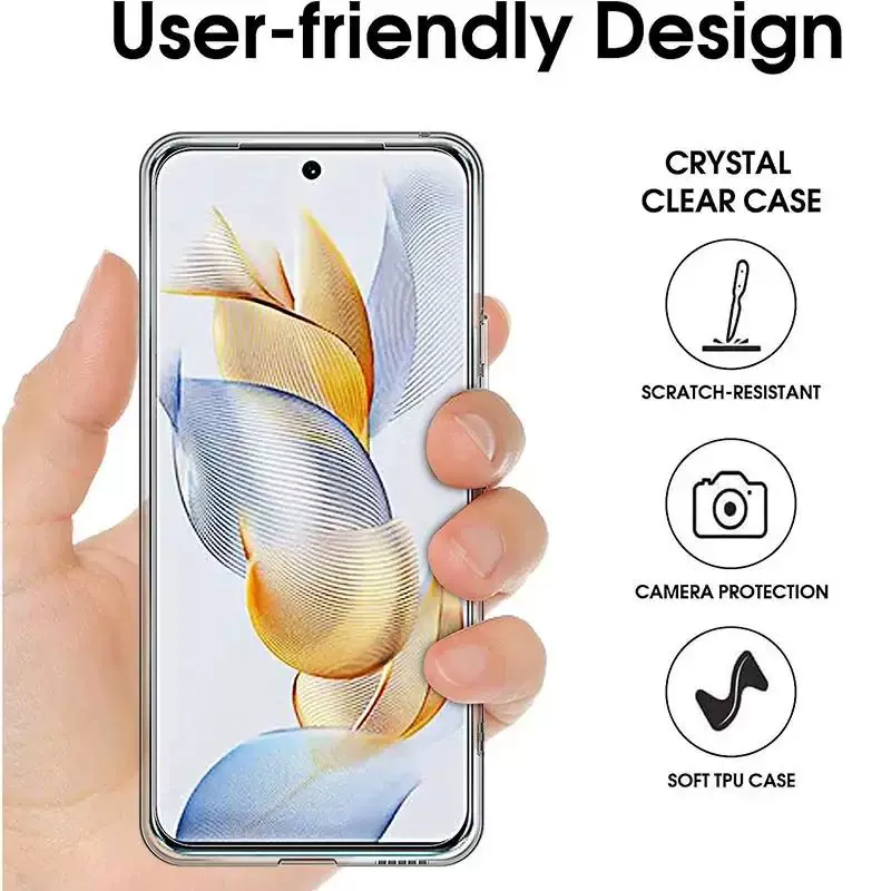 Ультратонкий силиконовый чехол для Honor X9 X8 X7 B X6 A X5 x50 X4
