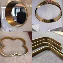 Stainless steel arc edge custom round edge strip curved edge strip ceiling decorative strip sun corner strip titanium strip