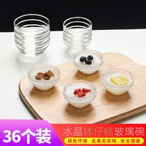 Bowl cake bowl glass special bowl transparent high temperature resistant commercial small bowl pudding jelly horseshoe cake mold maker stall