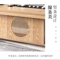 New Shiyang tea wood table and chair combination small office tea table for home use tea table tea set set