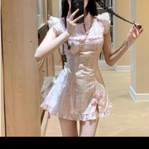 WENJIALI National Style Girl Summer New Chinese Style National Style Slim Dress R6310H Temperament Source