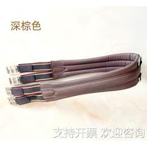 British saddle comprehensive saddle super fiber leather front belly strap thickened anti-wear belly strap anti-belly burn equestrian harness supplies saddle accessories