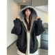 Zuoshandiao PU leather jacket and cotton jacket for men and women in winter lambswool Zuoshandiao PU leather jacket and cotton jacket for men and women in winter lambswool