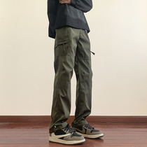 Kailer Stone Jacket Pants Mens 2024 Summer Thin Waterproof Mountaineering Functional Work Pants Straight Leg Loose Casual Pants