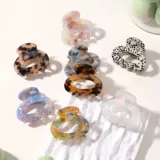 Сладкий мини -ацетатный волосы для женщин для женщин, девочки, когтя шикарно