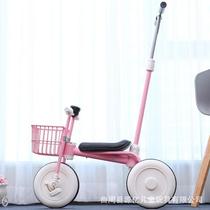 Toy car girl artifact trolley childrens tricycle foldable female and male pedals outdoor children girls and young children