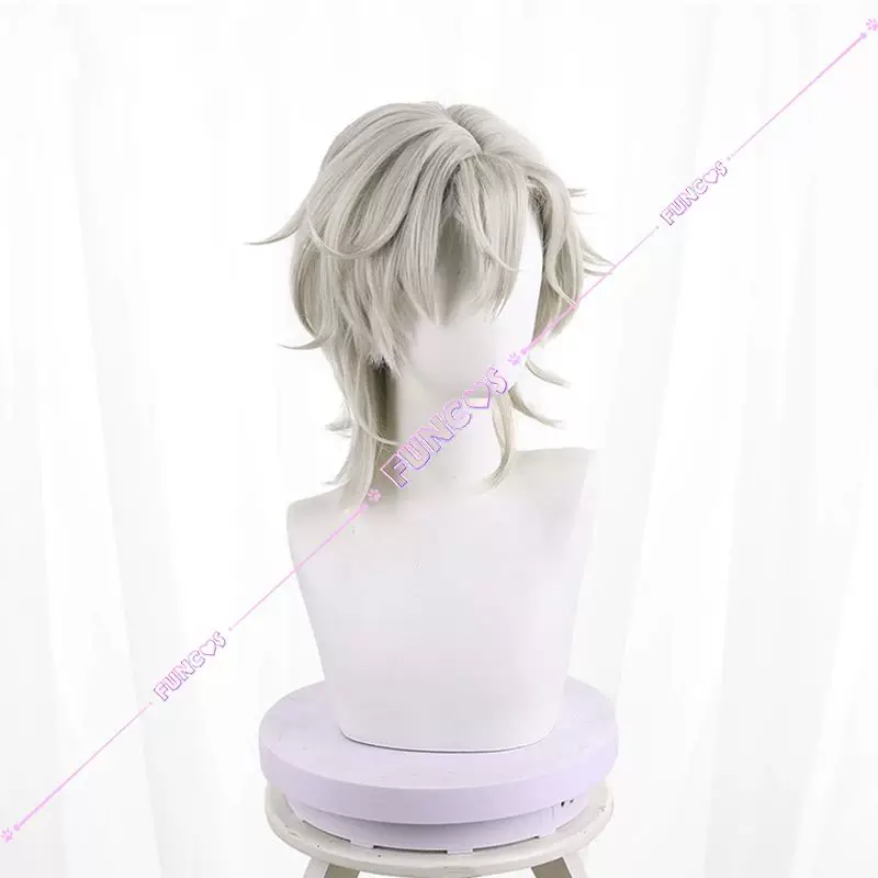 Honkai Star Rail Aventurine Cosplay Costume Wig Uniform Hat