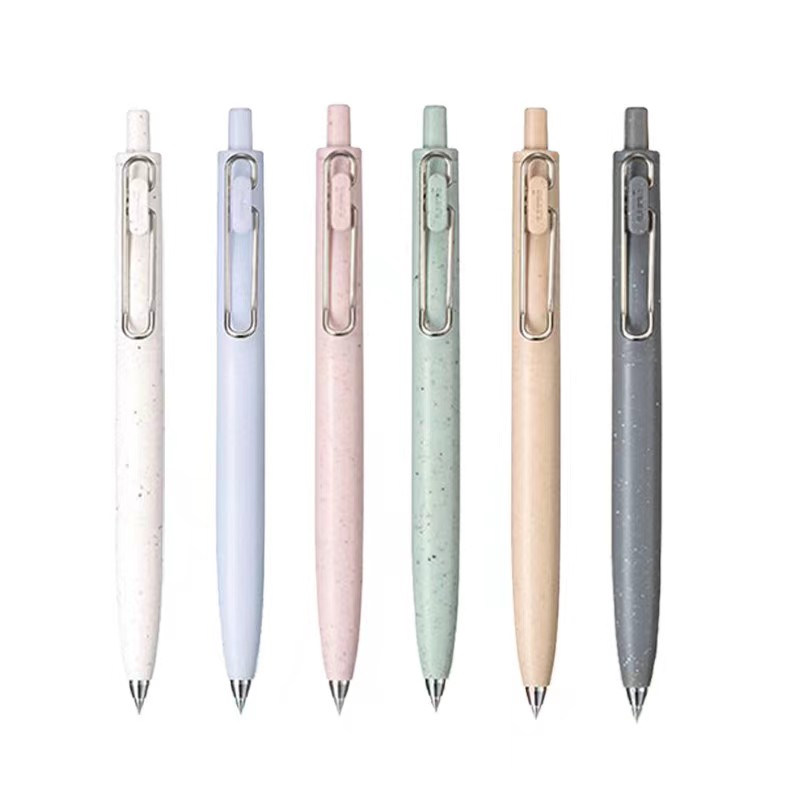 New Uni Mitsubishi Little Thick Core F Second Generation Earth Texture Limited Edition Metal Gel Pen Quick-Drying Black Ink Pen