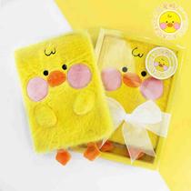 Christmas plush notebook creative plush notebook cute duck high-value doll notebook