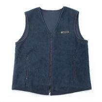 Velvet vest autumn and winter plus velvet vest cardigan mens underwear fleece vest jacket cold weather clothing plus velvet warm fleece jacket