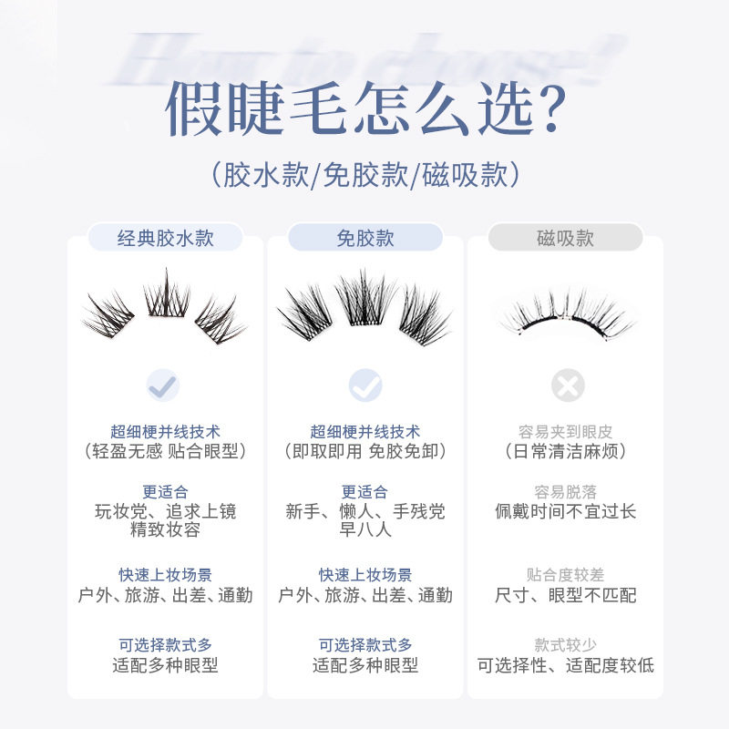5D假睫毛实测：自然仿真+易用性双优解，懒人必备神器_假睫毛_淘宝美妆网