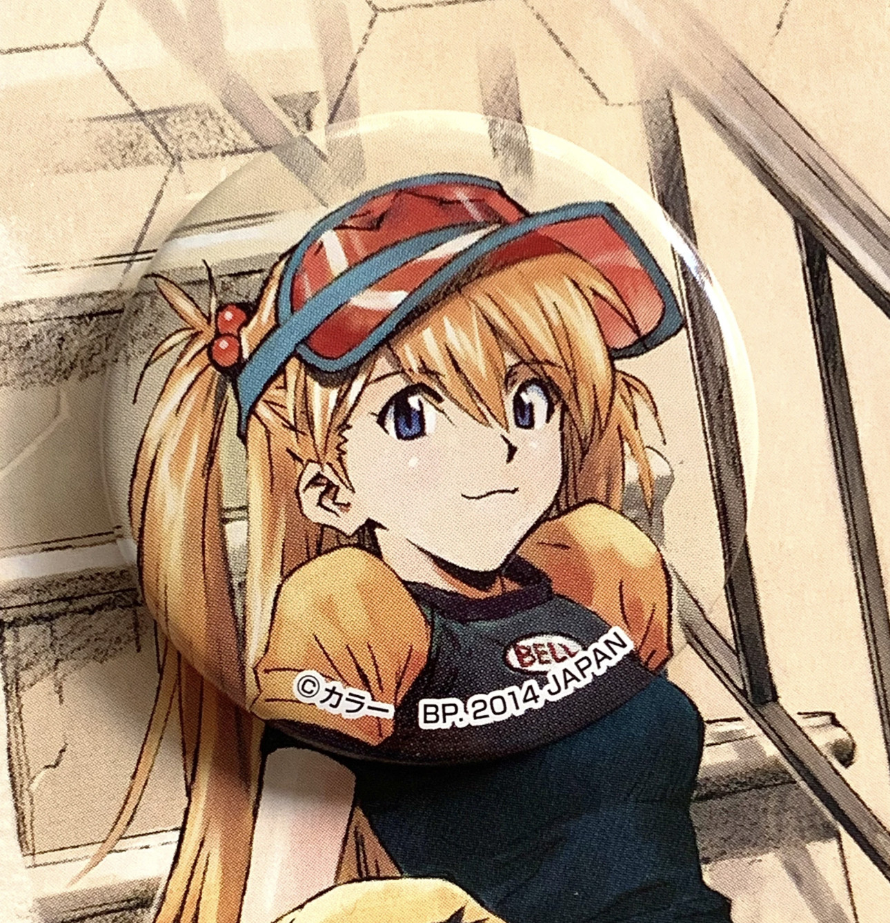 Neon Genesis Evangelion Eva Ayanami Rei Asuka Ichiban Kuji Badge Anime Merchandise