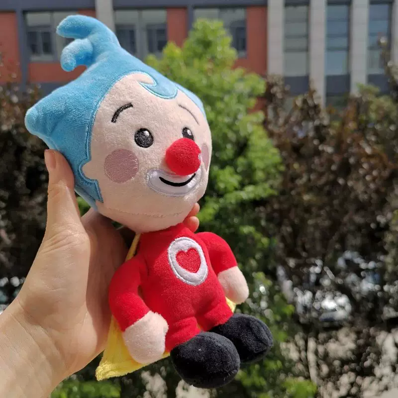 Дешёвые 25см Плим Клоун Плюш toy, каваи клоун плюшевые игрушки