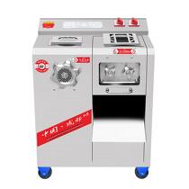 Meat grinder commercial multifunctional electric meat cutter shredded meat sausage machine all stainless steel high power butcher shop