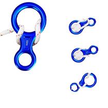 Eight-shaped ring rappelling device descending device high-altitude escape descending device ropes that novices need to prepare