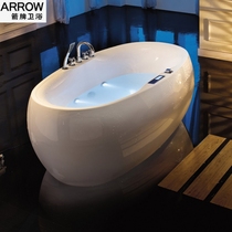 ARROW Wrigley bathtub home constant temperature heated surf massage tub independent oval acrylic internet celebrity bath