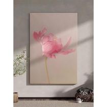 Zen Lotus New Chinese Style Decorative Painting Art Teahouse Abstract Flower Entrance Living Room Chinese Style Painting Hanging Painting Grand