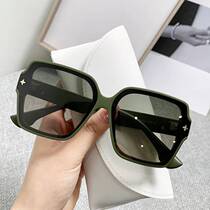 2023 New Square Frame Fashion Sunglasses Internet Celebrity Face Covering Outdoor Sunglasses Anti-UV Sunglasses