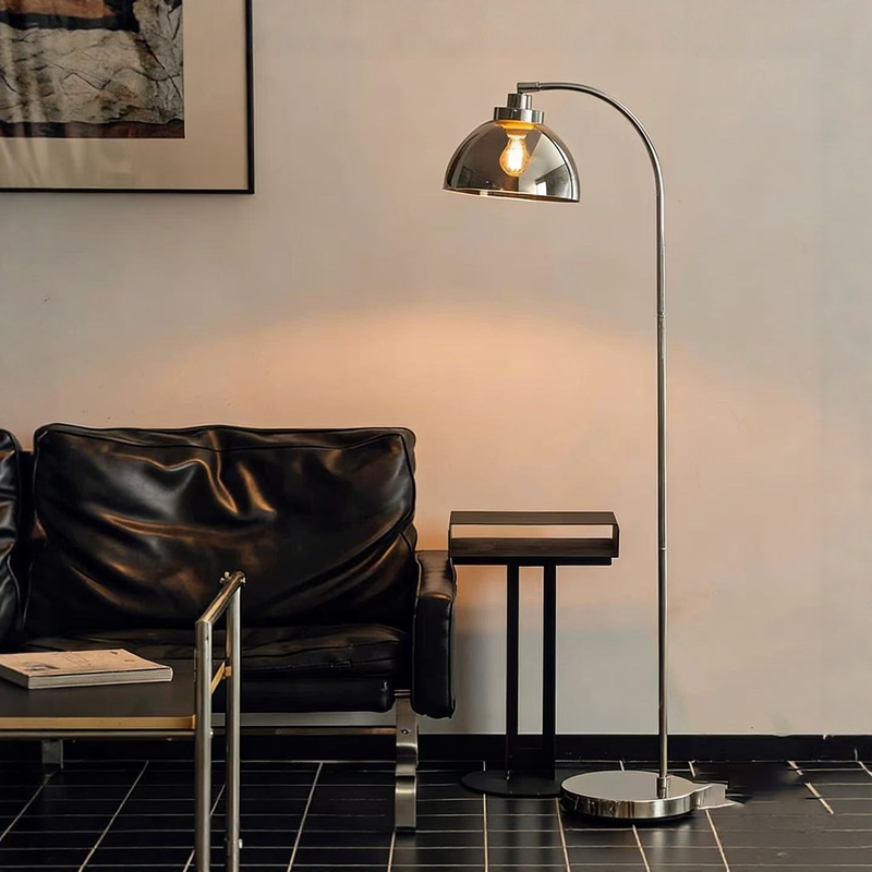 Modern Mirror Floor Lamp, Atmospheric Living Room, Bedroom, Bedside, Sofa Side Floor Lamp, High-End Art Lamp, Decorative Standing Lamp