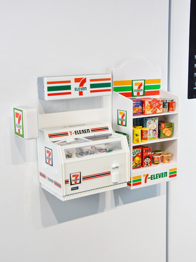 711便利店冰箱冰箱贴磁贴个性创意桌面装饰仿真食玩模型磁吸装饰