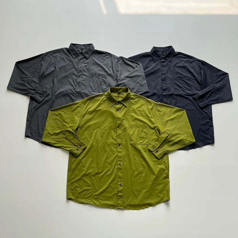 Gdw Is Capable of Producing Lightweight, Quick-Drying, Breathable, Solid Color, Loose-Fitting Long-Sleeve Shirts for Men and Women, Suitable for Outdoor Activities