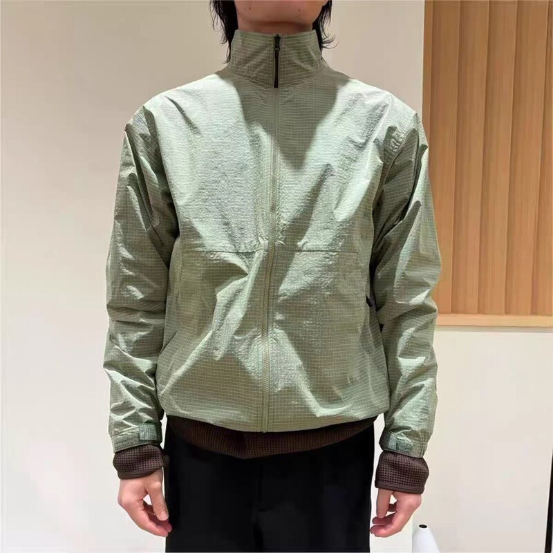 Gdw Sure Win Outdoor Functional Lightweight Quick-Drying Tear-Resistant Water-Repellent Double Zipper Stand Collar Jacket