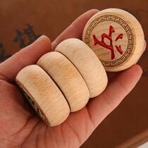 Childrens chess ladder classroom ebony chessboard toy beech wooden Chinese educational red flower folding for the elderly