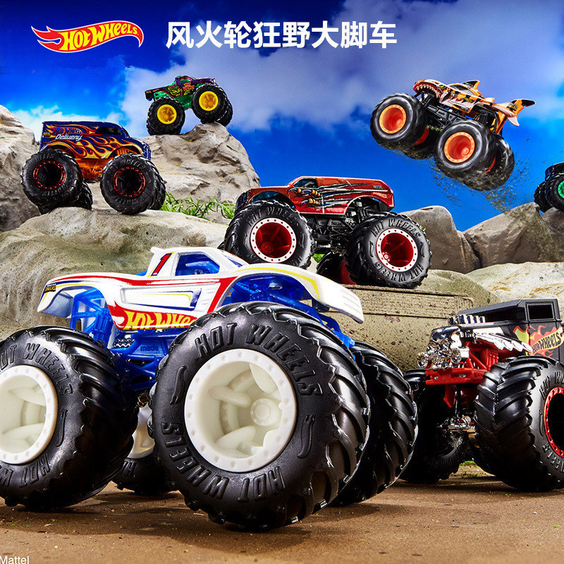 Authentic Monster Truck Alloy Car Racing Vehicle American Off-Road Truck Realistic Model Toy